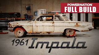 Full Build From Rusted Out 1961 Chevy Impala to Revved Up Red Sled [upl. by Ahsauqal78]