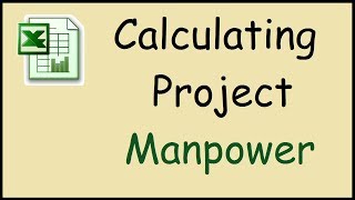 How to calculate manpower required for a project in Excel [upl. by Quillon]