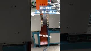 Flat iron pipe clam machine Drain pipe clamping machine [upl. by Eehsar]