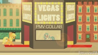 Vegas Lights  PMV Collab [upl. by Yssor]