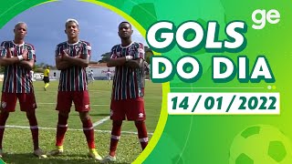 GOLS DO DIA 14012022  LISTAS  geglobo [upl. by Romeon]