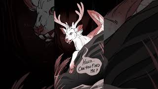 Albino noctule  art webcomic deer stag art artist webtoon horror horrorart [upl. by Lanfri]