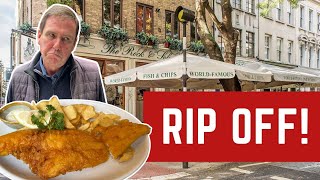 I Review BRITAINS OLDEST FISH AND CHIP SHOP  RIP OFF [upl. by Acsicnarf]