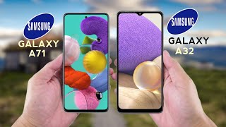 GALAXY a71 vs GALAXY a32  FULL COMPARISON  Which is best [upl. by Cordelia]