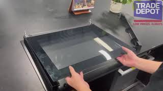 Oven Door amp Glass Removal Guide [upl. by Ahsirak736]