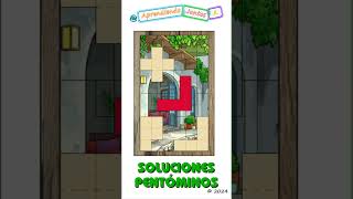 9000 Soluciones 59 Rompecabezas Matemático de Pentóminos Shorts puzzlegames [upl. by Ainud]