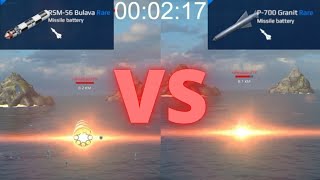 RSM56 Bulava vs P700 Granit Modern Warship [upl. by Atiuqcir148]