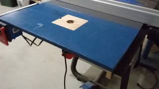 delta table saw 36725 router table [upl. by Odnomra]