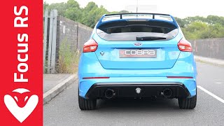 Ford Focus RS MK3 Venom Cat Back Performance Exhaust by Cobra Sport [upl. by Merwyn319]