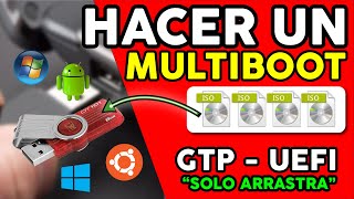 multiboot usb con ventoy  windows  linux android 2024 [upl. by Nnaeilsel]