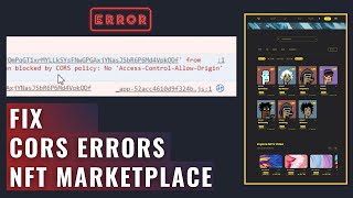 Fix AccessControlAllowOrigin CORS Header In Next Js  NFT Marketplace CORS ERRORS [upl. by Azenav480]