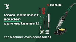 Voici comment souder facilement  Avec le kit de fer à souder PARKSIDE [upl. by Norahs]