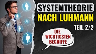 SYSTEMTHEORIE nach Luhmann  Autopoiesis funktionale Differenzierung einfach erklärt 22 [upl. by Hafeenah401]