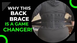 Review amp Demo of Modvel Back Brace for Lower Back [upl. by Nibaj]