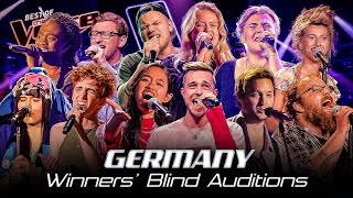 Blind Auditions of every WINNER of The Voice of Germany 🏆 [upl. by Nonez]