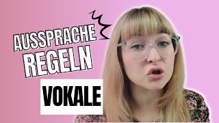 AusspracheRegeln VOKALE  lange gespannte und kurze ungespannte Vokale akzentfrei aussprechen [upl. by Enelrae]