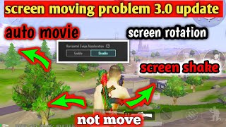 32 update screen moving problem bgmi pubg screen shaking how to fix screen moving problem [upl. by Blithe]