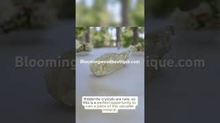 hiddenite rare valuable minerals crystals gemstones rockhounding usa crystalshop rocks [upl. by Airreis]