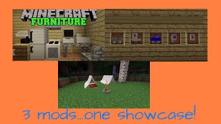 Minecraft mods MrCrayfishs furniture modCars and Drives modCamping mod [upl. by Ytsirt]