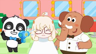 Baby Panda Hairdresser  Hair Cutting  Haircut  Good Habits  BabyBus  Kids Songs and Cartoons [upl. by Brynna]