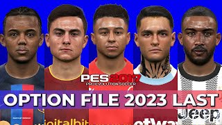 PES 2017 Option File Season 202223  For All Patch [upl. by Kaslik]