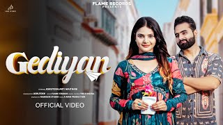 Gediyan  Ashutosh ft Arti Maithani Official Video  New hindi punjabi song 2024 [upl. by Kloman135]