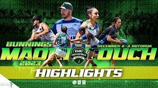 Highlights  Tāne Finals  Bunnings Māori Touch Nationals 2023 [upl. by Forbes840]