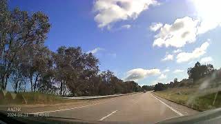 4K SceneryRoad view from Gundagai to Newcastle 路边景色从冈达盖到纽卡斯尔的路景20240921 084252 [upl. by Ardnekal]