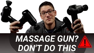 How to Use a Massage Gun Properly [upl. by Rovelli109]