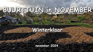 Wandeling over de Buurttuin in november Winterklaar [upl. by Audris324]