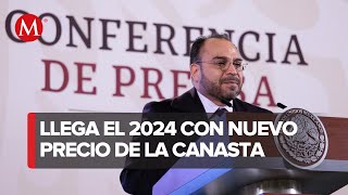 Precio de la canasta básica es estable en los primeros días de 2024 Profeco [upl. by Elman240]