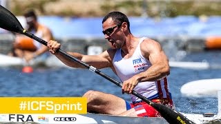 Final K1M 200m Sprint 1  MontemorOVelho 2015 [upl. by Einnoj]