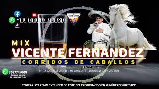 Vicente Fernández 👑 MiX Corridos de Caballo 🐴✘ Intro Oficial Dj David Music  Edición 2024 🎶 [upl. by Emery275]