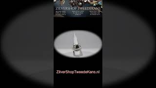 Zilveren Ring met Groene Diopsiet jewelry gemstonependant gemstonejewelry [upl. by Esined]