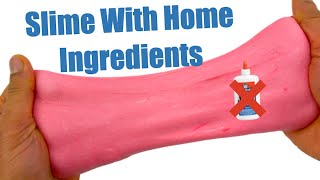 How To Make Slime With Home Ingredients✨ Easy DIY No Glue No Borax Slimes [upl. by Lihkin696]