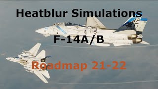 Heatblur Simulationss roadmap 2122 for F14AB Tomcat Farsi [upl. by Hallette]