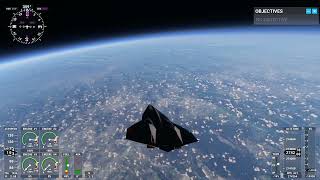 SR72 Mach 2 Dive from the Atmosphere Las Vegas  the Great Salt Lake [upl. by Paddie]