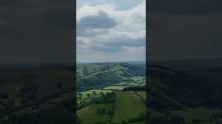 Offas Dyke fuji drone mavic3 history walking hiking country countryside wildflower nature [upl. by Emiolhs]