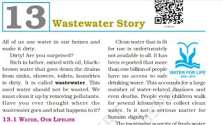 Wastewater StoryWater Our LifelineNCERT Science Class 7th Chapter 13ncertscience newvideo [upl. by Nosirb]