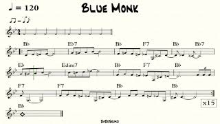 Blue Monk Backing Track [upl. by Darcy331]