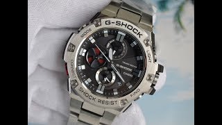 CASIO GSHOCK GSTEEL Bluetooth GSTB100D1A [upl. by Asor]