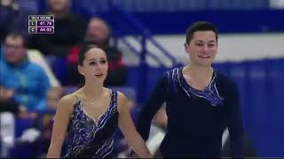 Lilah Fear and Lewis Gibson  European Championships 2017 FD [upl. by Ahtram341]