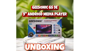 GESSONIC GS 9E 9quot ANDRIOD CAR MEDIA PLAYER music applecarplay andriodauto andriod bluetooth [upl. by Llewsor]