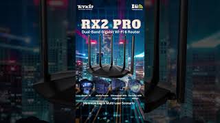 Tenda RX2 Pro DualBand Gigabit WiFi 6 Router for wholehome coverage [upl. by Juditha]