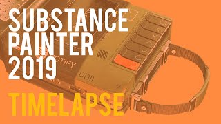 Potify Texturing Timelapse Substance Painter 2019 [upl. by Pomfret418]