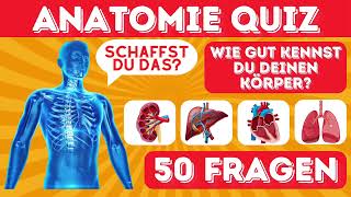 Wie gut kennst du deinen Körper  Das ultimative AnatomieQuiz 🧠🦴 [upl. by Alina]