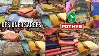 Pothys Pongal Designer Sarees 🌟 Cutwork Linen Pure Silk  Tissue Cottons Gift Silk 11 Combo Rs695 [upl. by Rehc10]