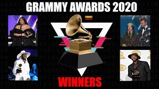 Grammys 2020  ALL WINNERS  The 62th Grammy Awards 2020  Jan 26th 2020  ChartExpress [upl. by Gesner515]