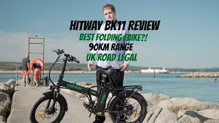 Hitway BK11 Review  Folding EBike Review [upl. by Atiuqad]