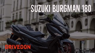 Suzuki Burgman 180cc  First Impressions and Spec Review [upl. by Larrej]